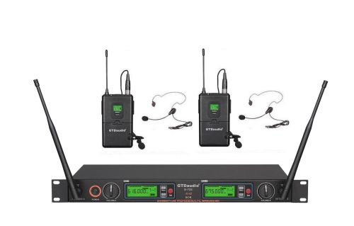 G-733L GTD Audio 2x800 Channel UHF Diversity Wireless Microphone